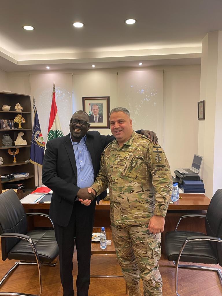 Rencontre officielle avec le haut commandement, Beyrouth