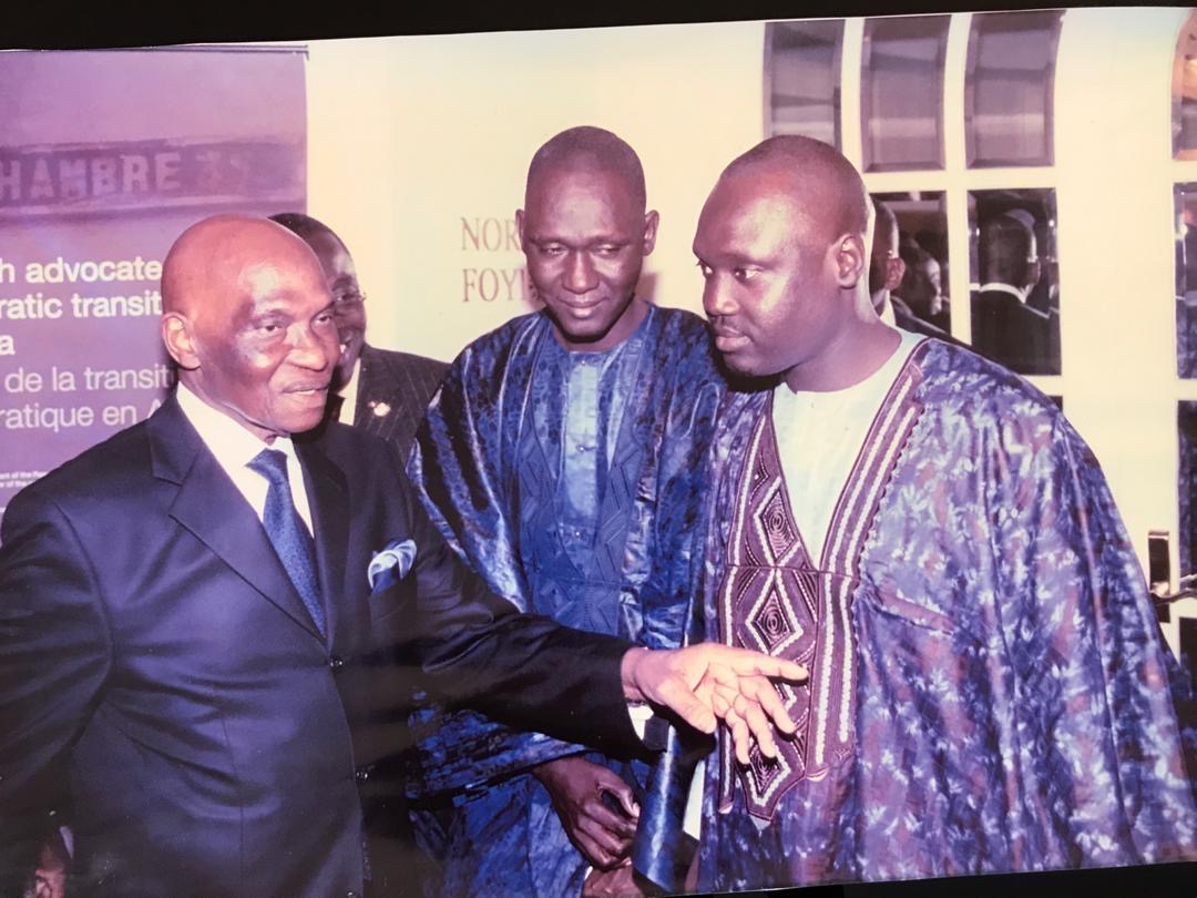 Avec S.E. Abdoulaye Wade, Président de la République du Sénégal
